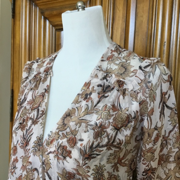 Veronica Beard Dakota Ruched Floral Silk Mini Dress - Picture 11 of 16